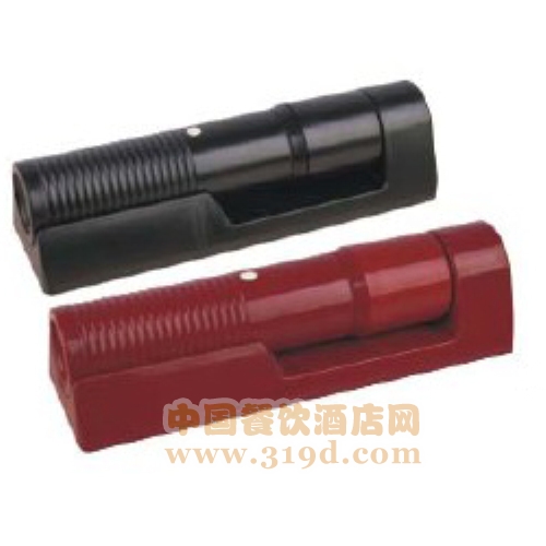 應急手電筒(壁掛式、紅色/黑色、兩節一號電池、210*65*50mm)