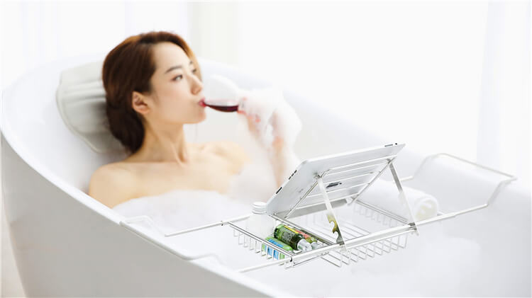 衛生間浴缸置物架子的圖片